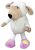 Karlie Pluszowe zwierzę owczej w kolorze białym do zabawy z psem służy do zabawy, Puppy Collectible figure Figurka firmy 28 cm, 0