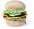 Karlie Zabawka dla psów plusz Burger L: 14 cm B: 12.5 cm H: 11 cm