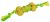 Kerbl kości guma lita, bawełna Zielony Żółty sortowane, 30 cm