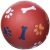 Kerbl Snack Ball f. psy  11 cm, czerwony