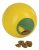 Kerbl Zabawka Snack Ball, 7,5 cm, żółta [81642]