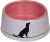 Miska ceramiczna dla psa z sylwetką psa Różowy