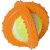 Nobby 60094 guma lita/piłka tenisowa, pomarańczowy, 7.5 cm