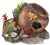 Nobby Kufel do akwarium dekoracja Aqua ozdoby „z muszli” z roślin; l17,5 X b13,2 CM X H13