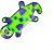 Outward Hound zewnętrznych Hound kyjen invitox ncibles plusz Gecko bez wypełnienia wytrzymały psy zabawki piszczenia służy do zabawy z 2 elementów piszczenia, żółty / zielony