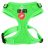 Puppia puppia paqa-ac1430 uprząż dla psa, Soft Harness II, średni, neonowy zielony