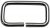 Ramka Kaletnicza metalowa Przelotka 20/9mm 4szt