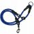 Rozdzielacz smyczy linka 12mm dla psa 2×40 cm blue