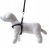 Smycz+szelki Soft Style Happet czarne odblask S 1c