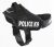 Szelki dla psa mocne XL 70-90cm Police K9 czarne
