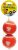 Tennis Ball With Squeaker 2PAK Large