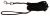Trixie 19773 zestaw Line, 15 m/5 MM, czarny 4011905197616