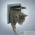 Trixie Drzwi wahadłowe dla kotów Szare