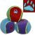 Trixie kolorowe Piłka do zabawy dla psa – 3 sztuki, średnica 6 cm