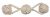 Trixie Sznur z 3 plecionymi piłeczkami Denta Fun o 8 cm/37 cm