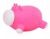 Zabawka Hippo gryzak z piszczałką dla psa różowa